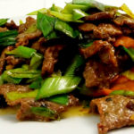 Hot beef with black bean sauce